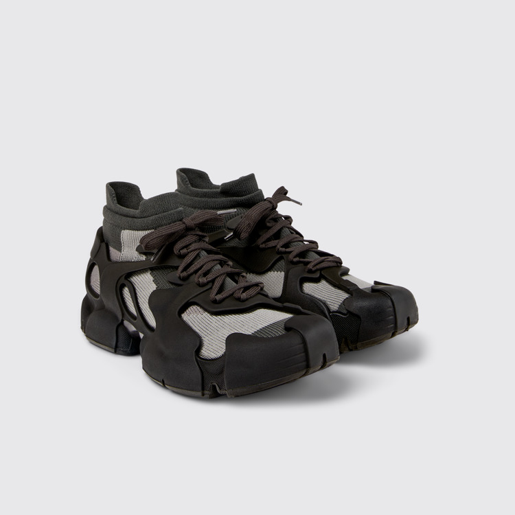 Tossu Grijze caged sneaker