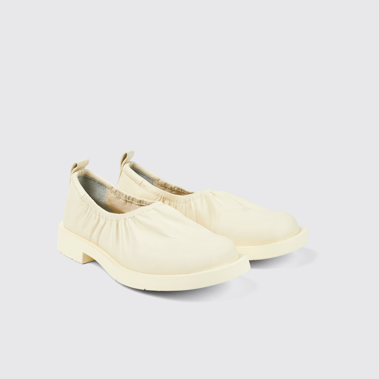 MIL 1978 Chaussures en cuir blanc