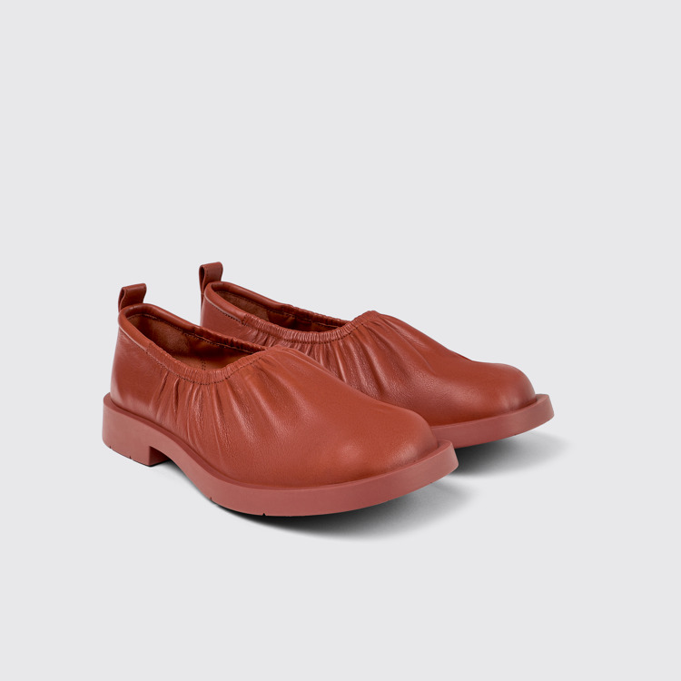 MIL 1978 Chaussures en cuir rouge