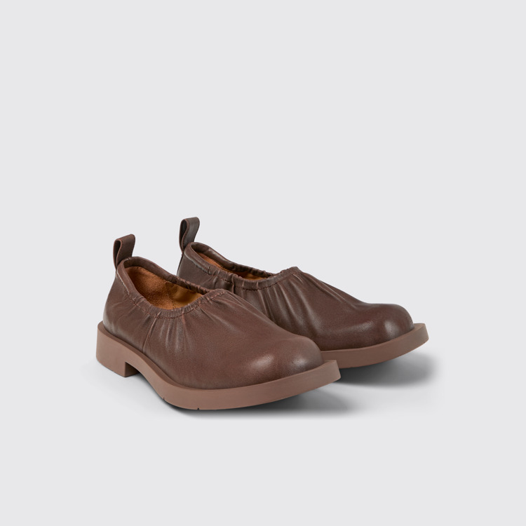 MIL 1978 Chaussures en cuir marron