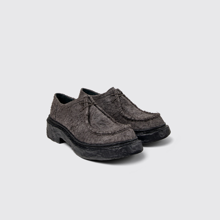 Vamonos Chaussures à lacets en cuir gris