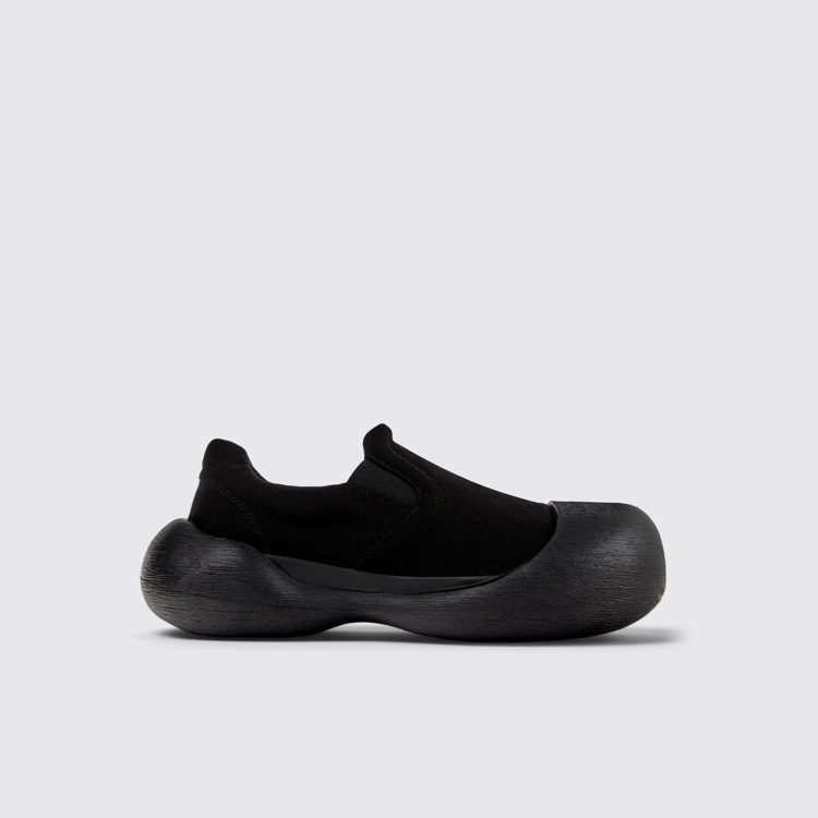 Side view of Caramba Black TENCEL® Lyocell Loafers