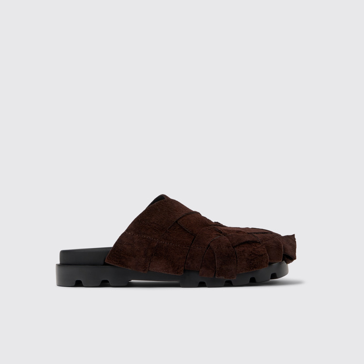 Brutus Sandal Sandalias de nobuk marrones