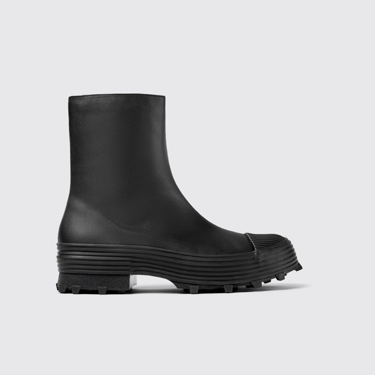 Traktori Bottes en cuir noir