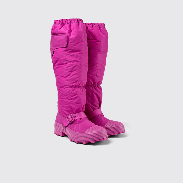 Traktori Bottes hautes matelassées violettes