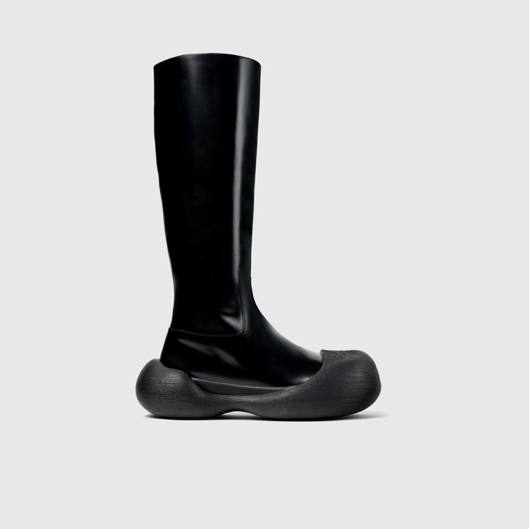 Caramba Bottes hautes en cuir noir