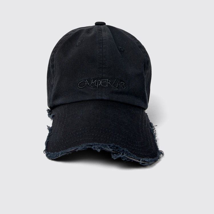 Overhead view of Cap Dark Gray Cotton Cap (One Size)