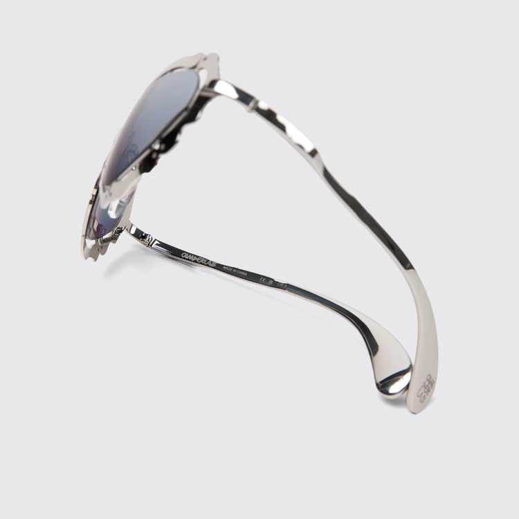 NOPEA  Sunglasses Ulleres de sol de metall NOPEA de color plata brillant