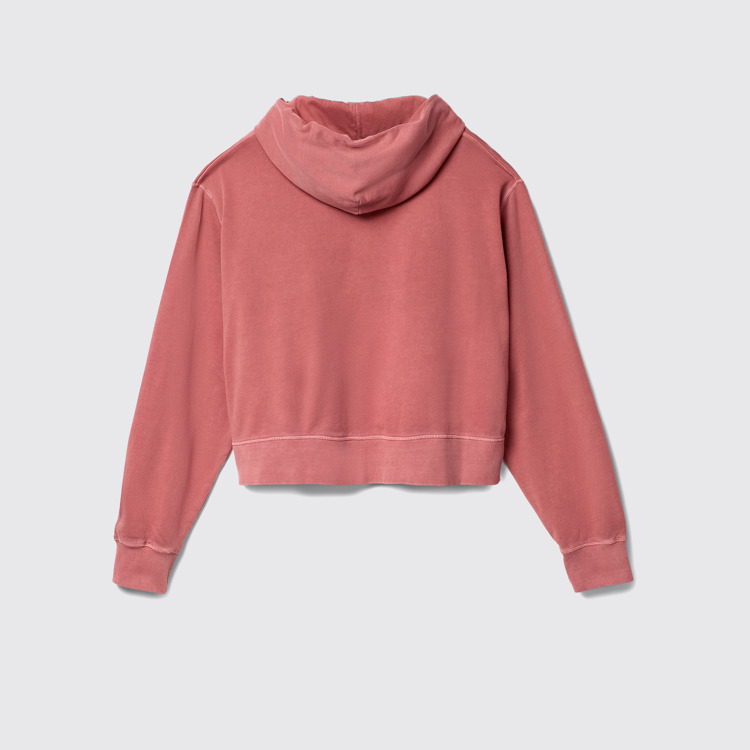 Hoodie Sudadera con capucha de algodón roja