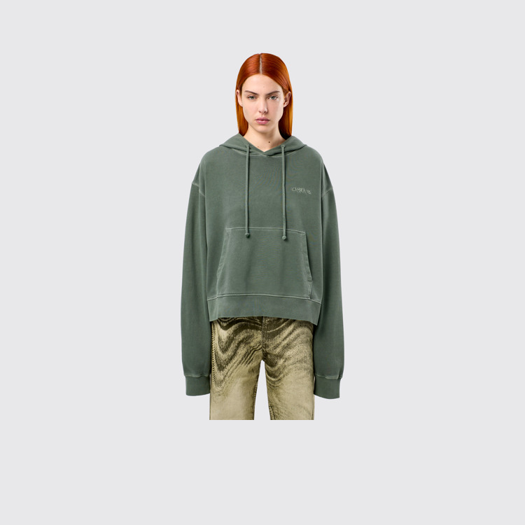 Hoodie Green Cotton Hoodie