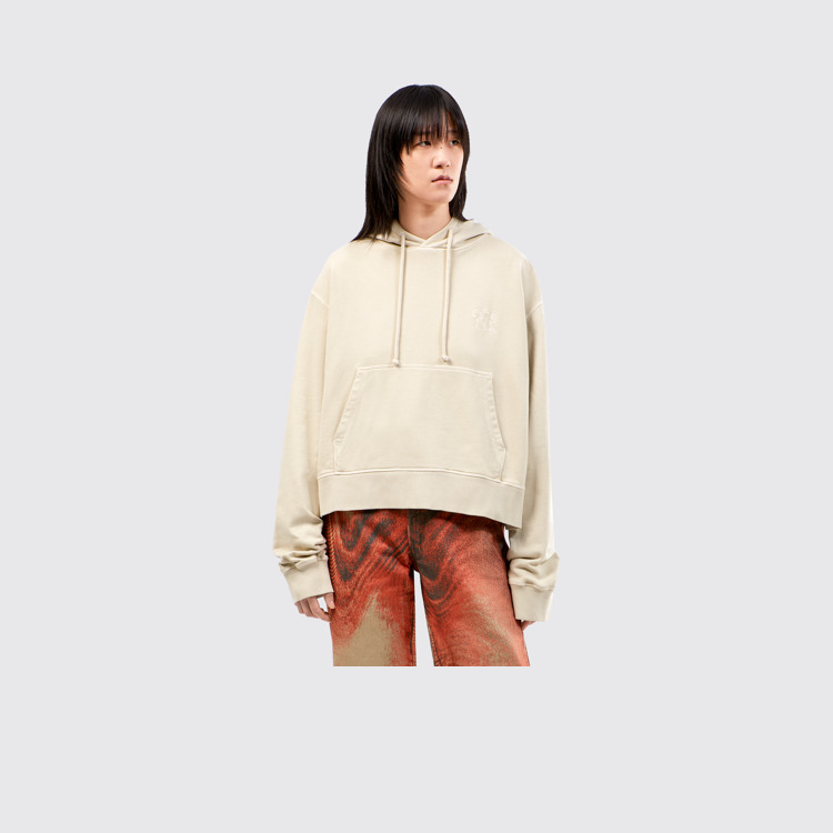 Hoodie Beige Organic Cotton Hoodie