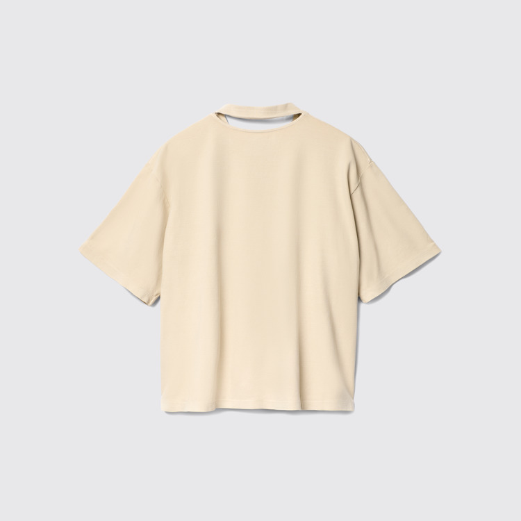 T-Shirt Beige katoenen T-shirt