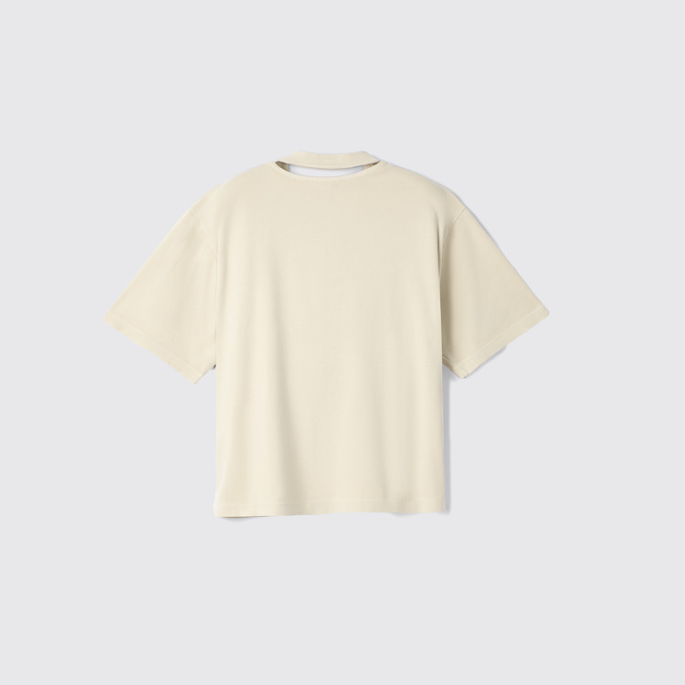 T-Shirt Beige biologisch katoenen T-shirt