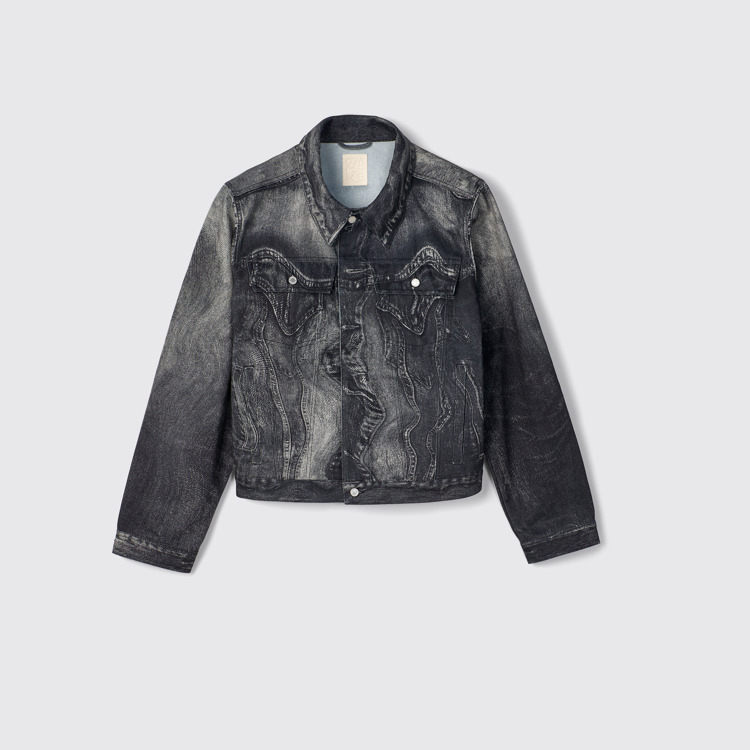 Denim Jacket  Jeansjacke schwarz-grau