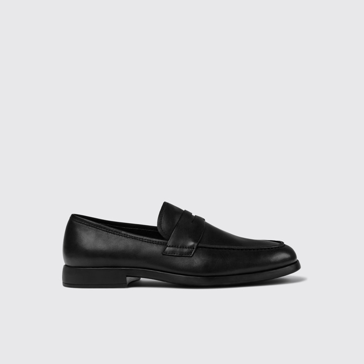 Side view of Truman Black Formal Shoes for Men