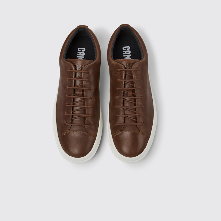 Overhead view of Chasis Brown shoe for men