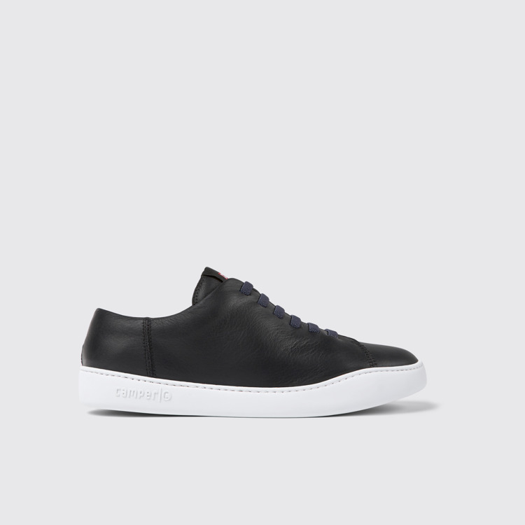 Side view of Peu Touring Black Sneakers for Men