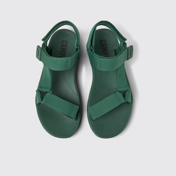 Match Sandalias verdes de tejido para hombre