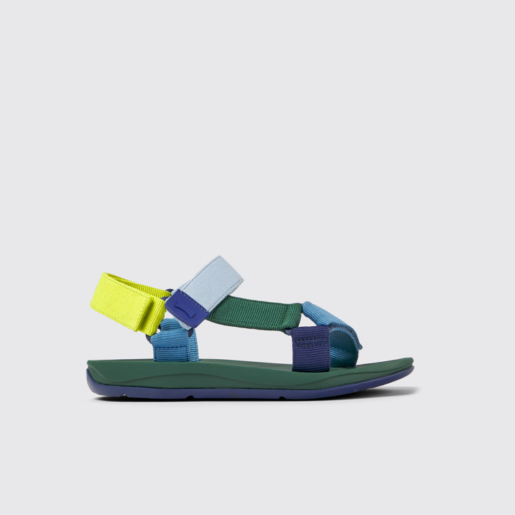 Match Sandalias multicolores de tejido para hombre