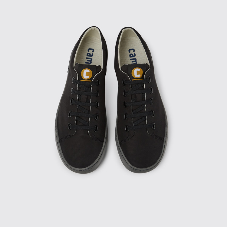 Overhead view of Peu Touring Black sneaker for men