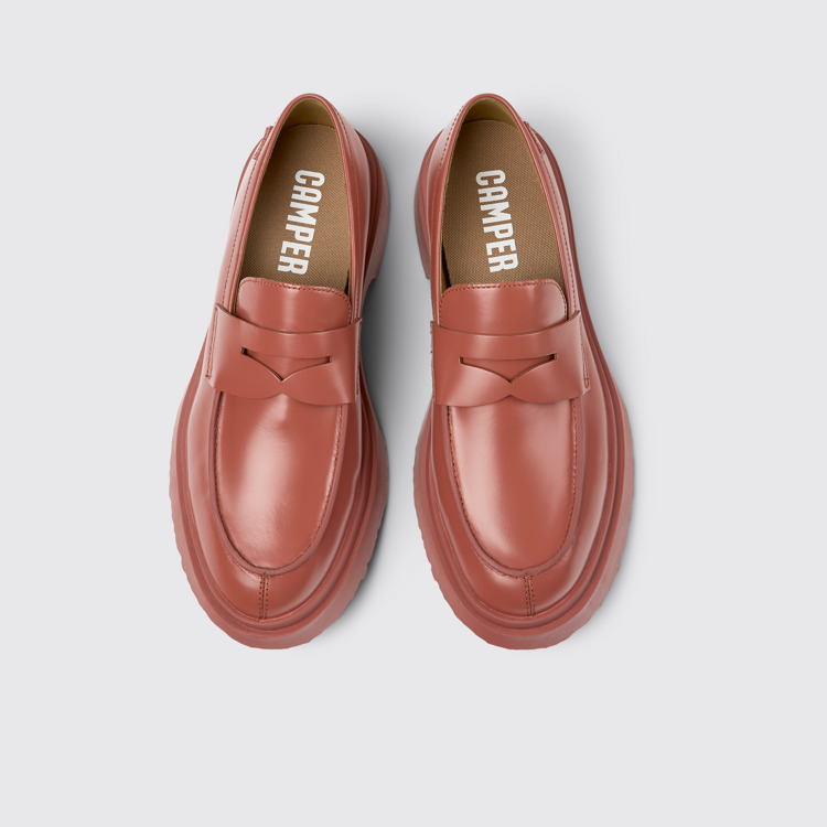 Walden Mocassins en cuir rouge pour homme