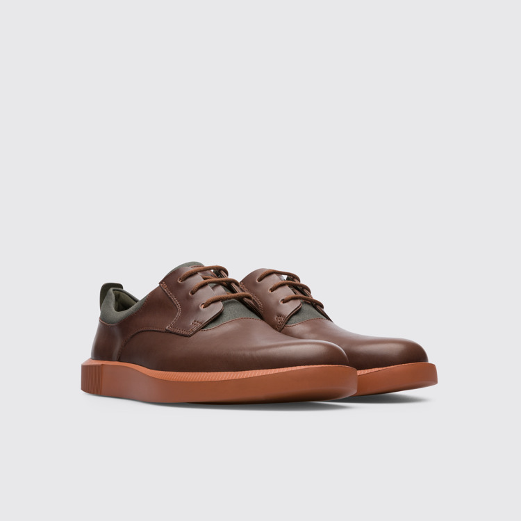 Front view of Bill Brown lace up shoe for men