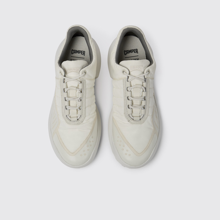 Overhead view of CRCLR White sneaker for men