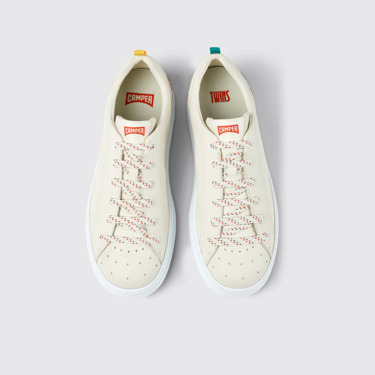 Twins Sneaker de pell multicolor per a home