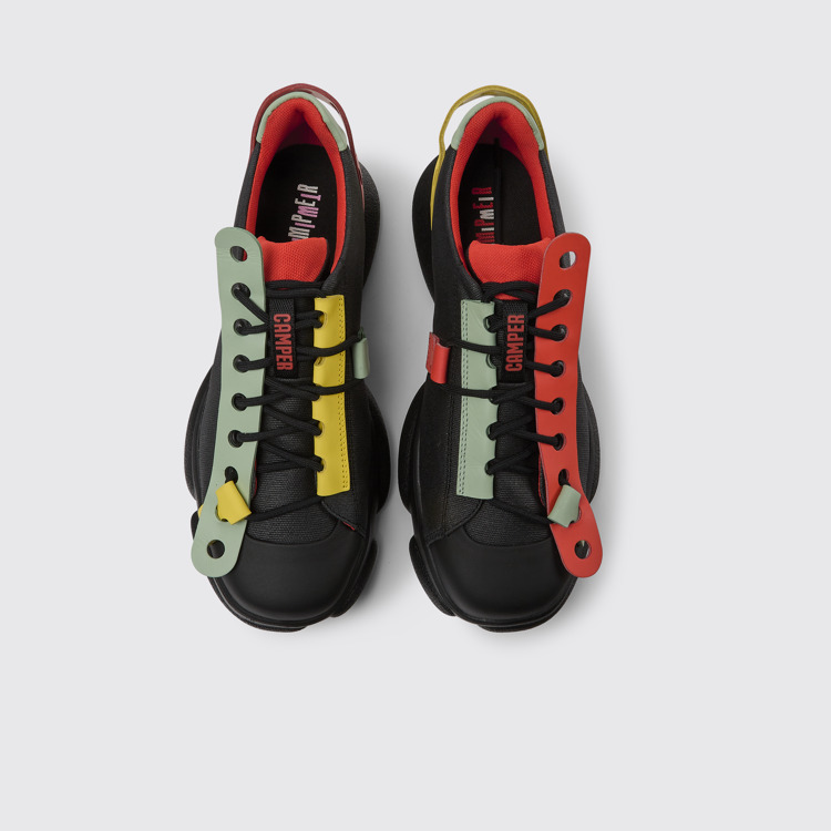 Overhead view of Twins Multicolored shoes for men