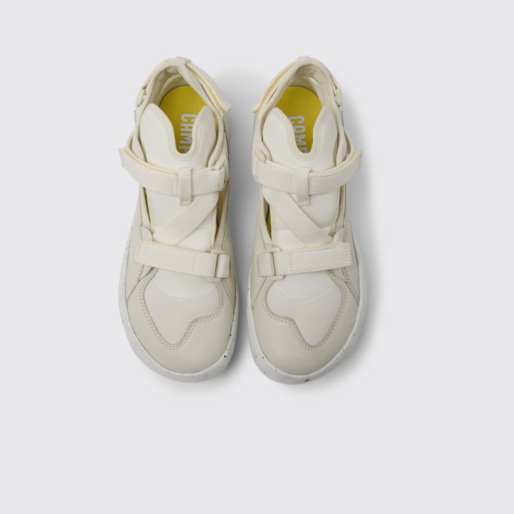 Overhead view of Peu Stadium White semi-open sneakers for men