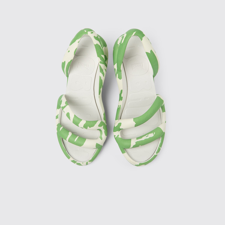 Overhead view of Kobarah Multicolored unisex Sandal