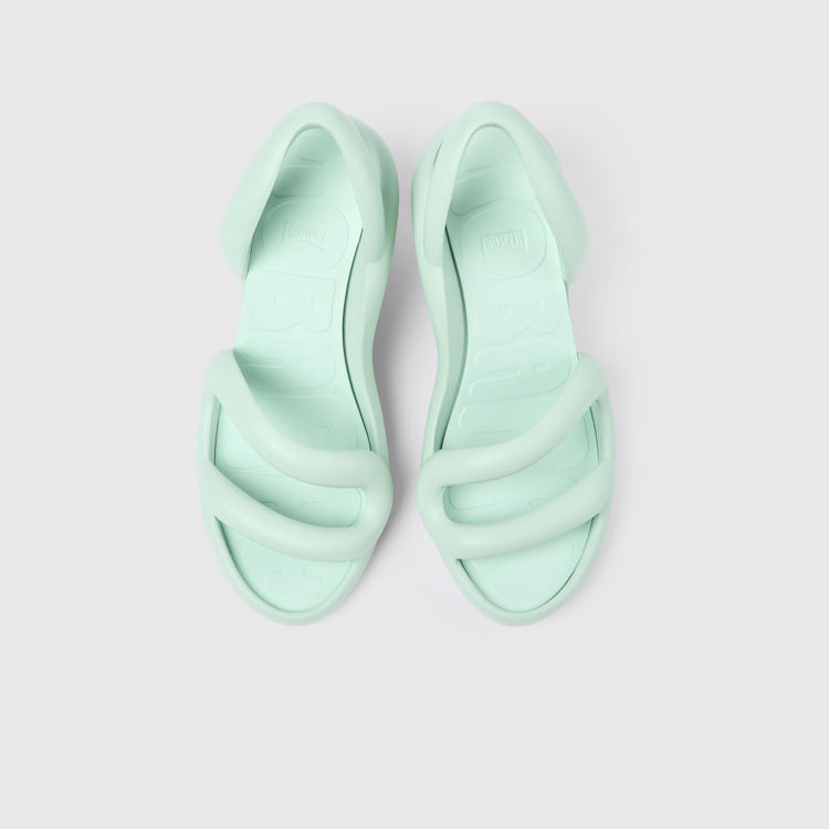 Overhead view of Kobarah Blue unisex Sandal