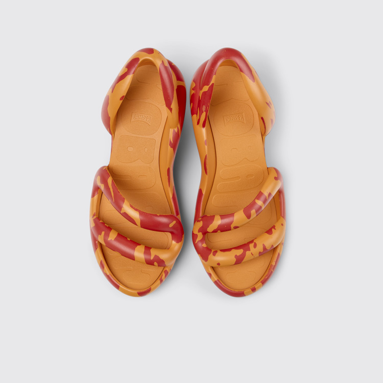 Overhead view of Kobarah Multicolored unisex Sandal