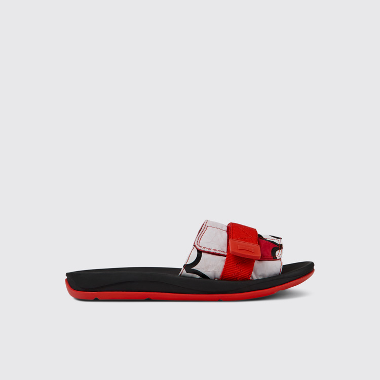 Side view of Camper x North Sails Slide sandals