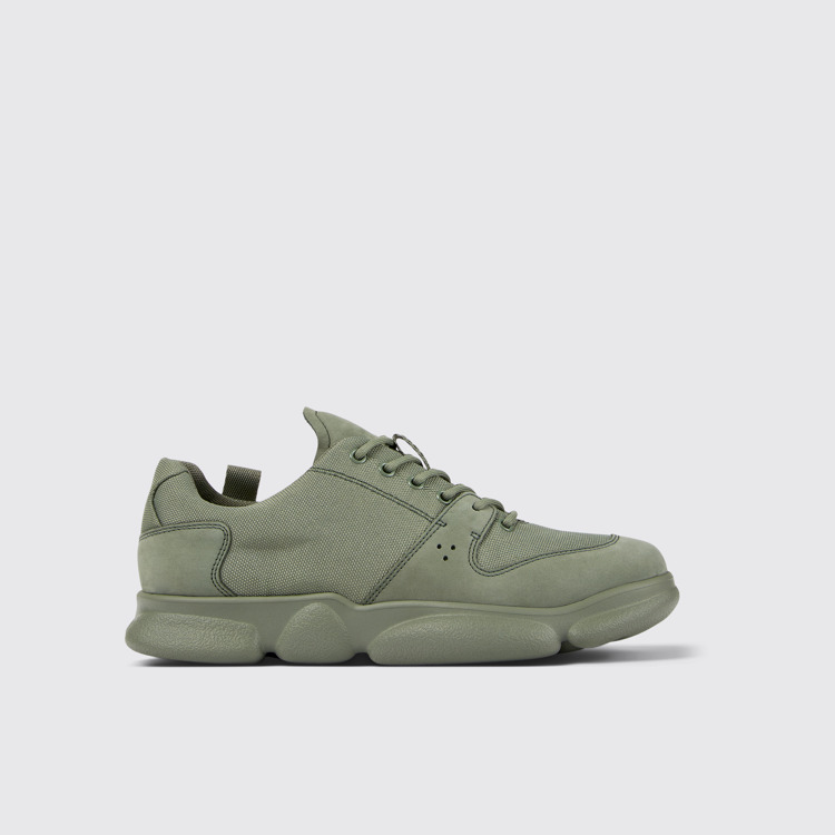 Karst Sneaker verde de piel y PET reciclado para hombre