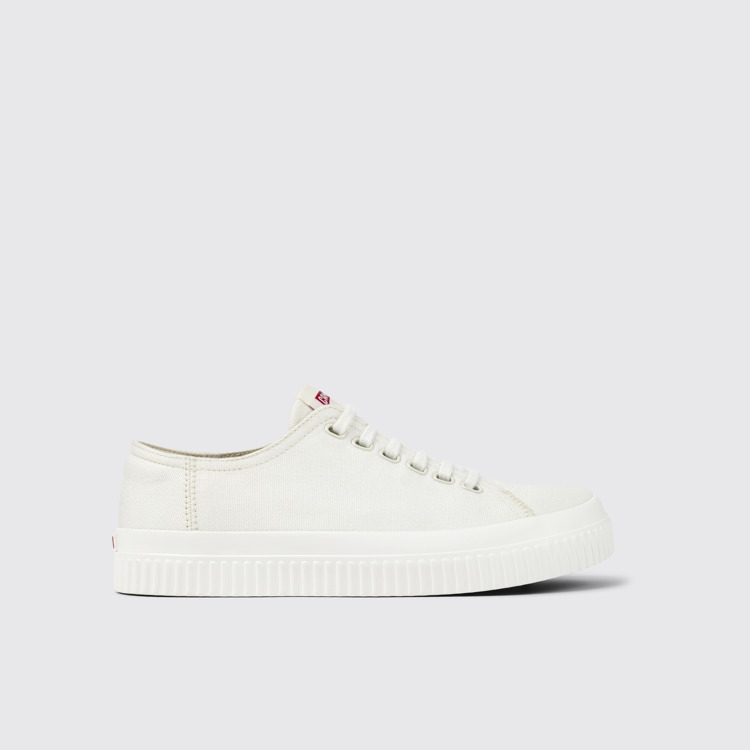 Peu Roda Baskets en textile blanc pour homme