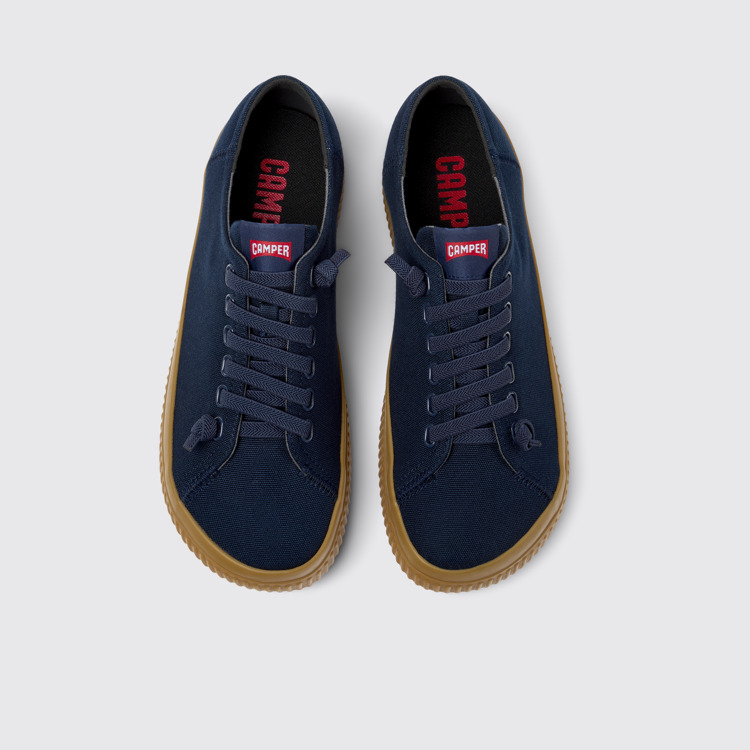 Peu Roda Sneaker de TENCEL™ Lyocell de color blau per a home.