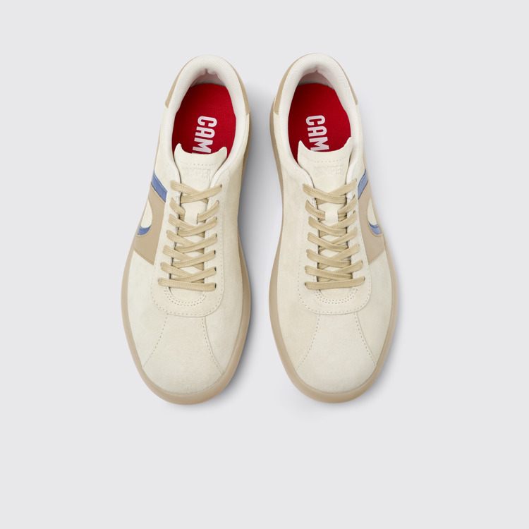 Overhead view of Pelotas Soller Multicolor Nubuck and Leather Men's Sneakers.