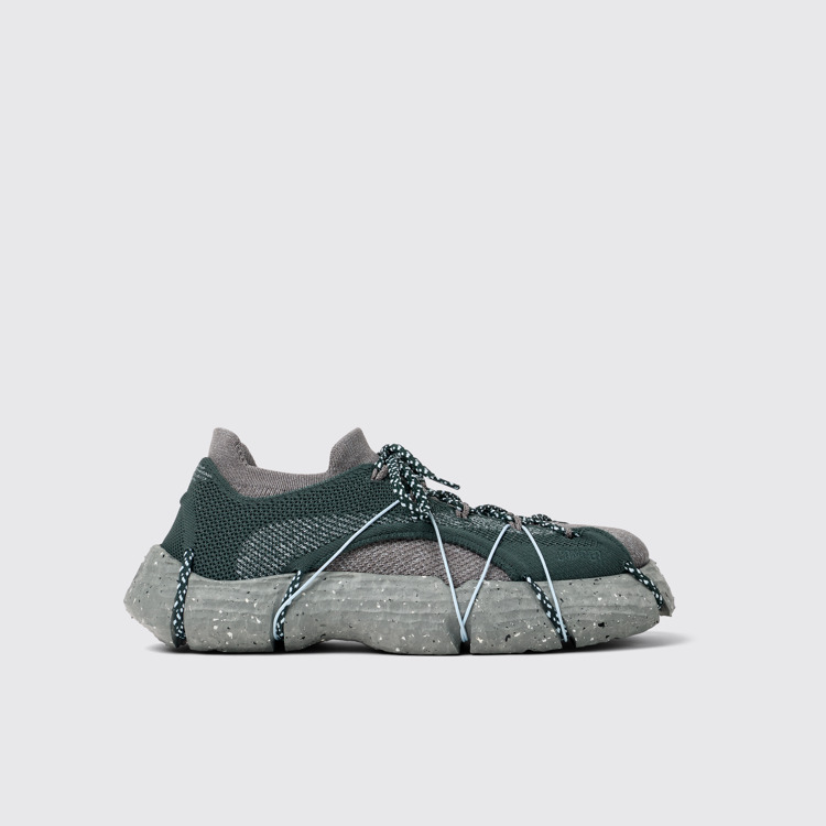 Side view of ROKU Gray Sneaker for Men