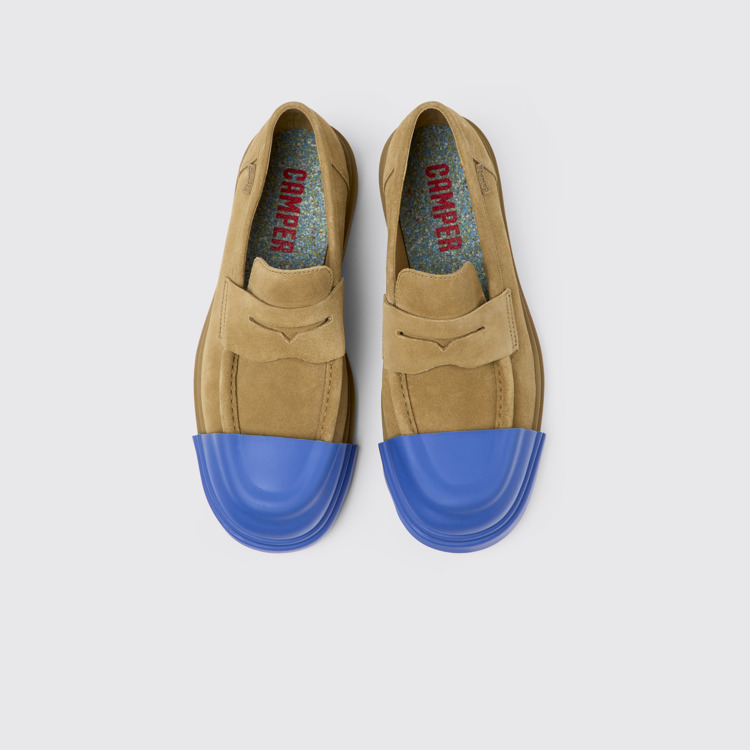 Junction Bruine nubuck mocassin voor heren