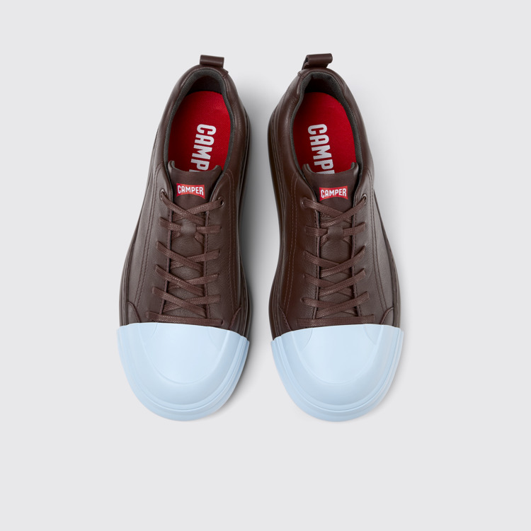 Junction Runner Sneakers bordeaux in pelle