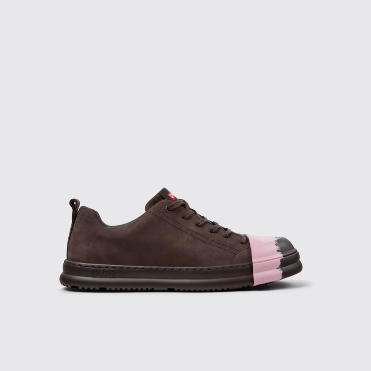 Junction Runner Baskets pour homme en nubuck marron.