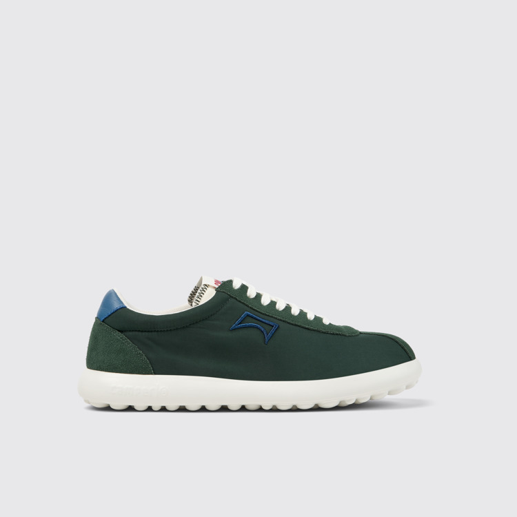 Side view of Pelotas XLF Multicolor Textile and Nubuck Sneakers for Men.