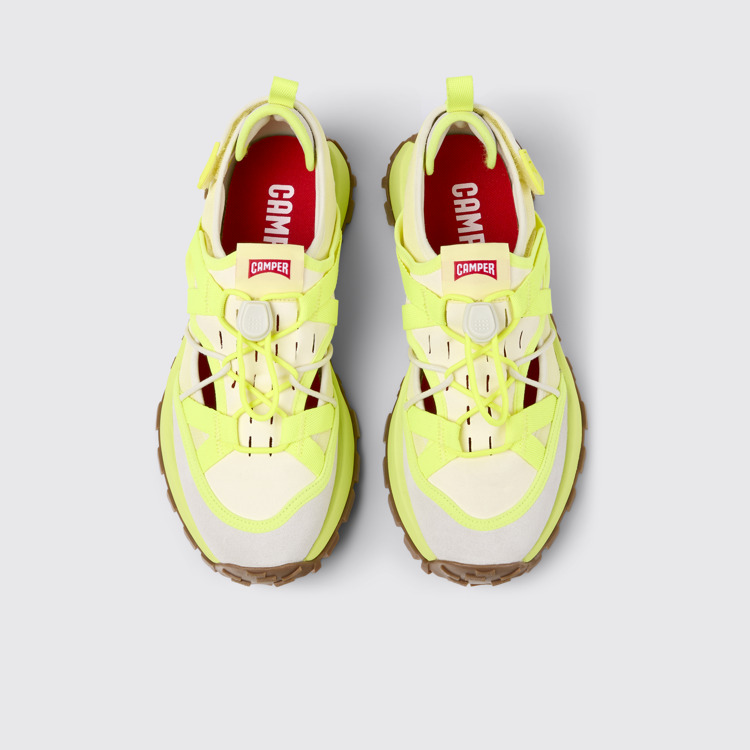 Drift Trail VIBRAM Multicolor Recycled PET and Nubuck Sneakers for Men. 詳細画像_フロント