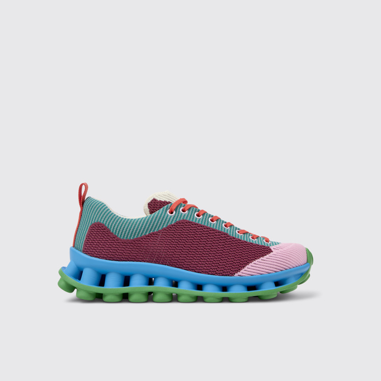 มุมมองด้านข้างของ Camper x SUNNEI - PELOTISSIMA Multicolor Textile Sneakers for Men.