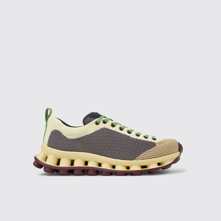 Side view of Camper x SUNNEI - PELOTISSIMA Multicolor Textile Sneakers for Men.