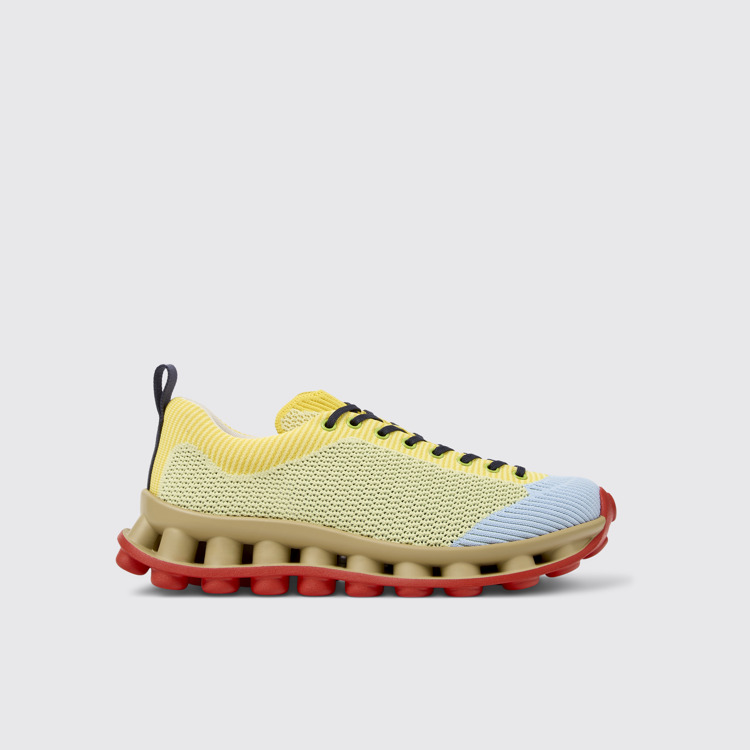 Side view of Camper x SUNNEI - PELOTISSIMA Multicolor Textile Sneakers for Men.