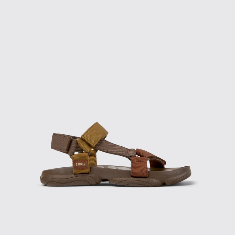 Side view of Karst Sandal Multicolor Recycled PET Sandals for Men.