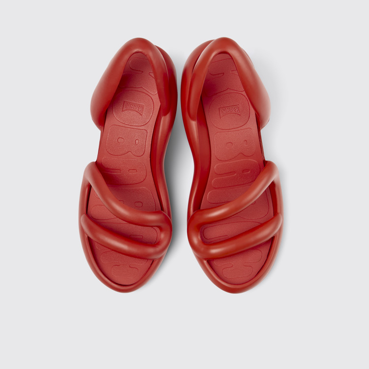 Overhead view of Kobarah Sandal made of recyclable mono-material