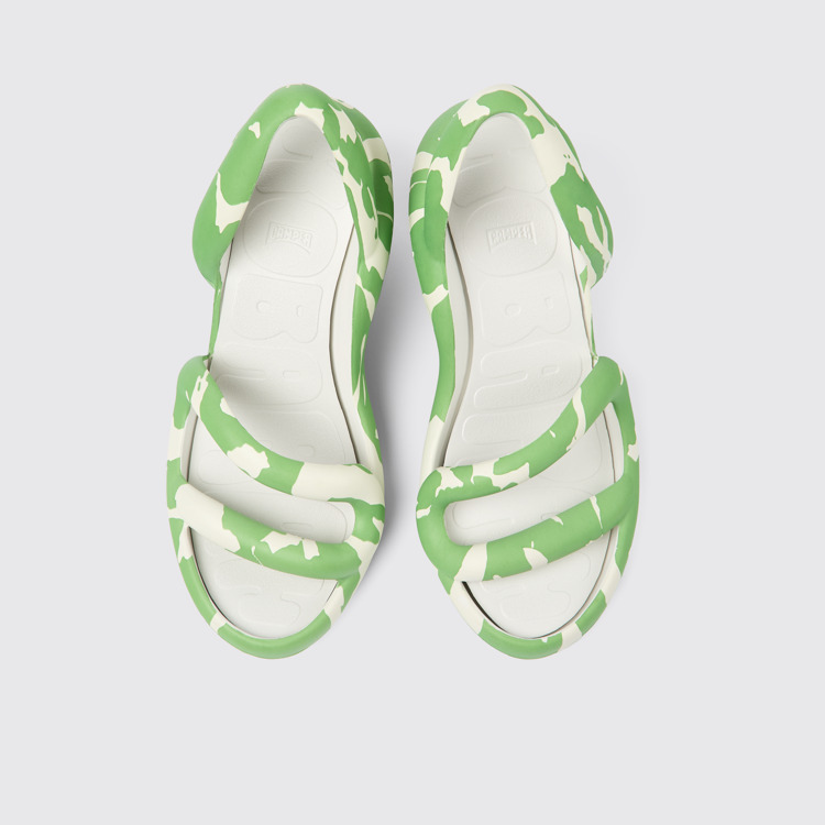 Overhead view of Kobarah Multicolored unisex Sandal